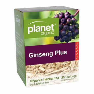 Planet Organic Ginseng Plus Tea 25 bags
